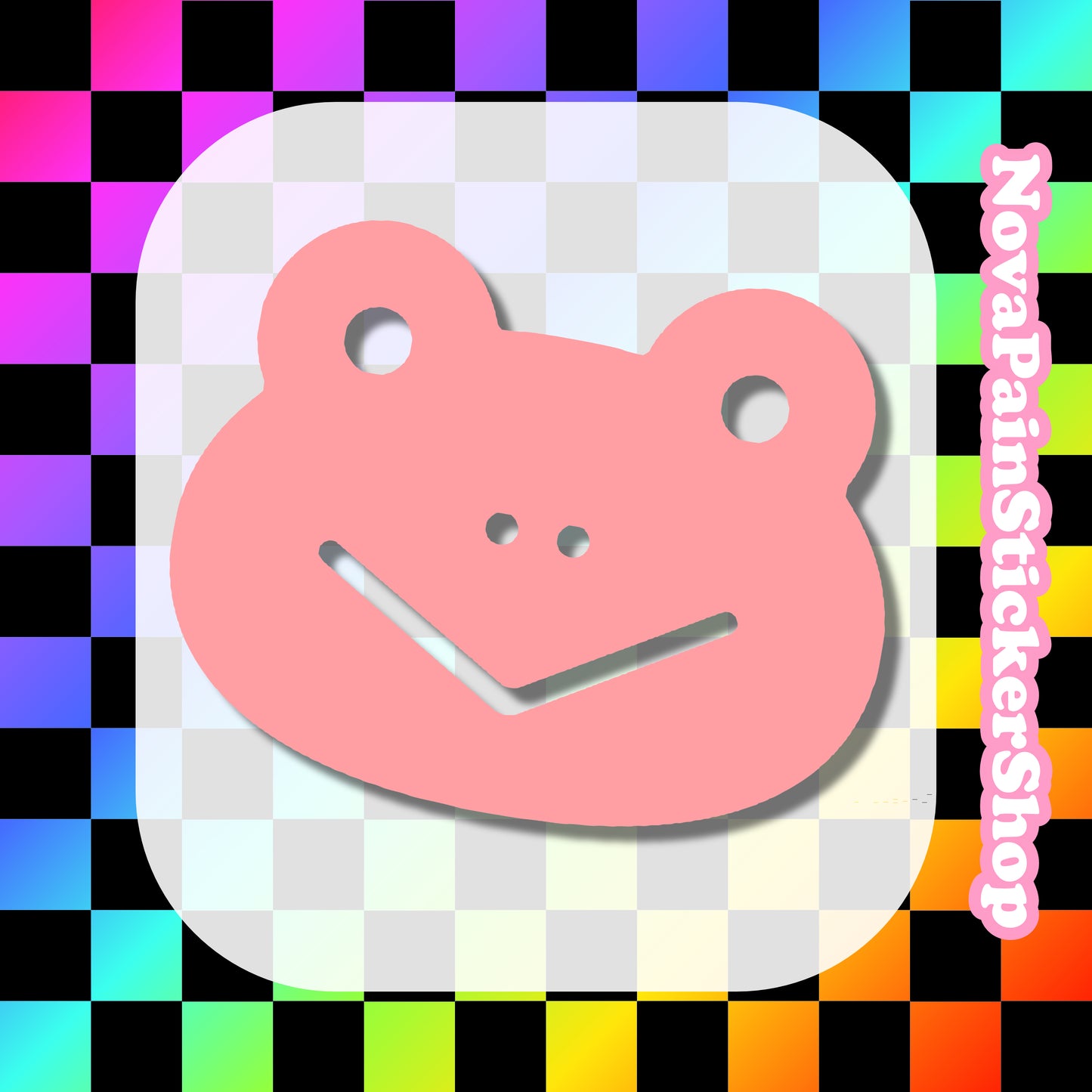 Happy Frog - Vinyl Decal