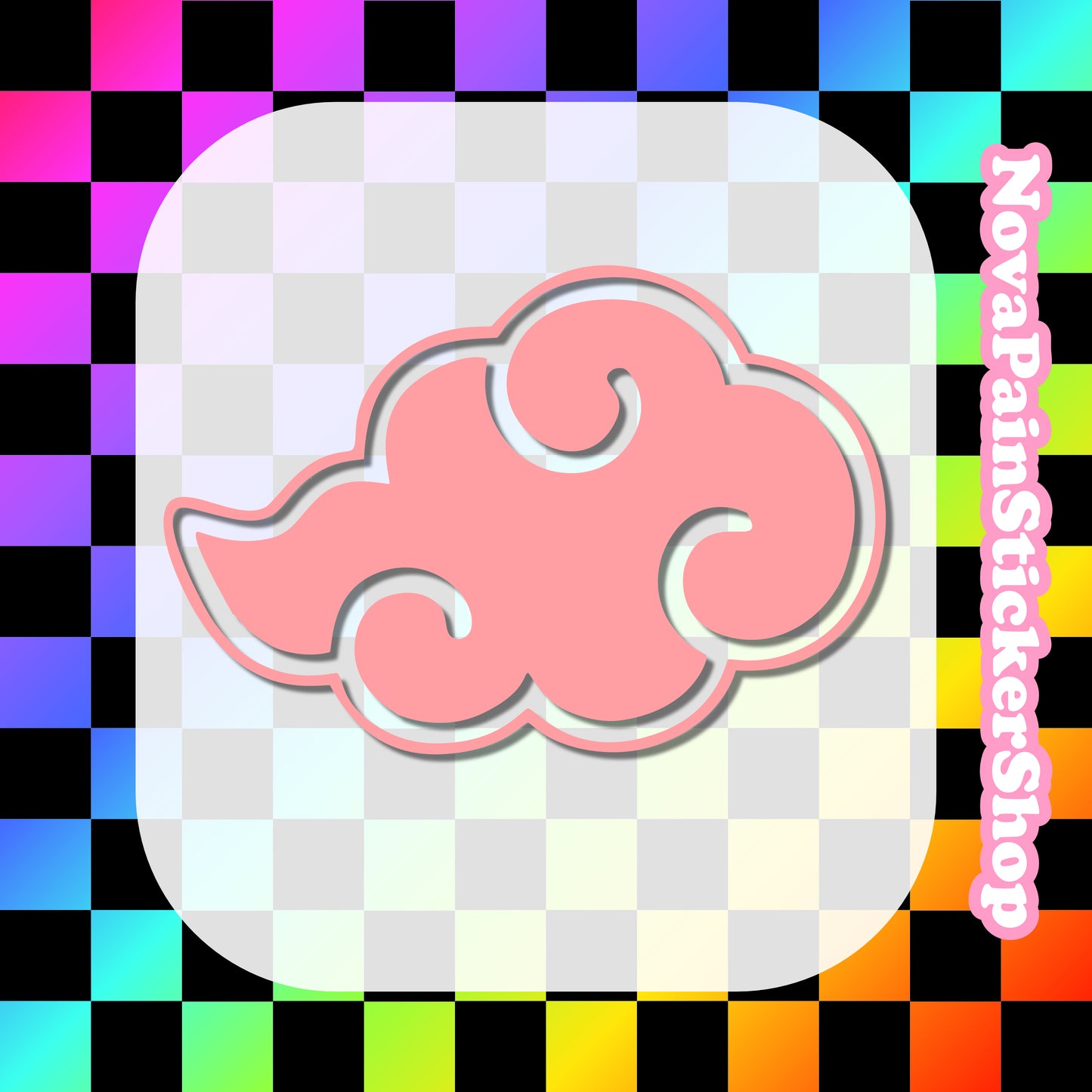 Ninja Cloud (Full) - Vinyl Decal