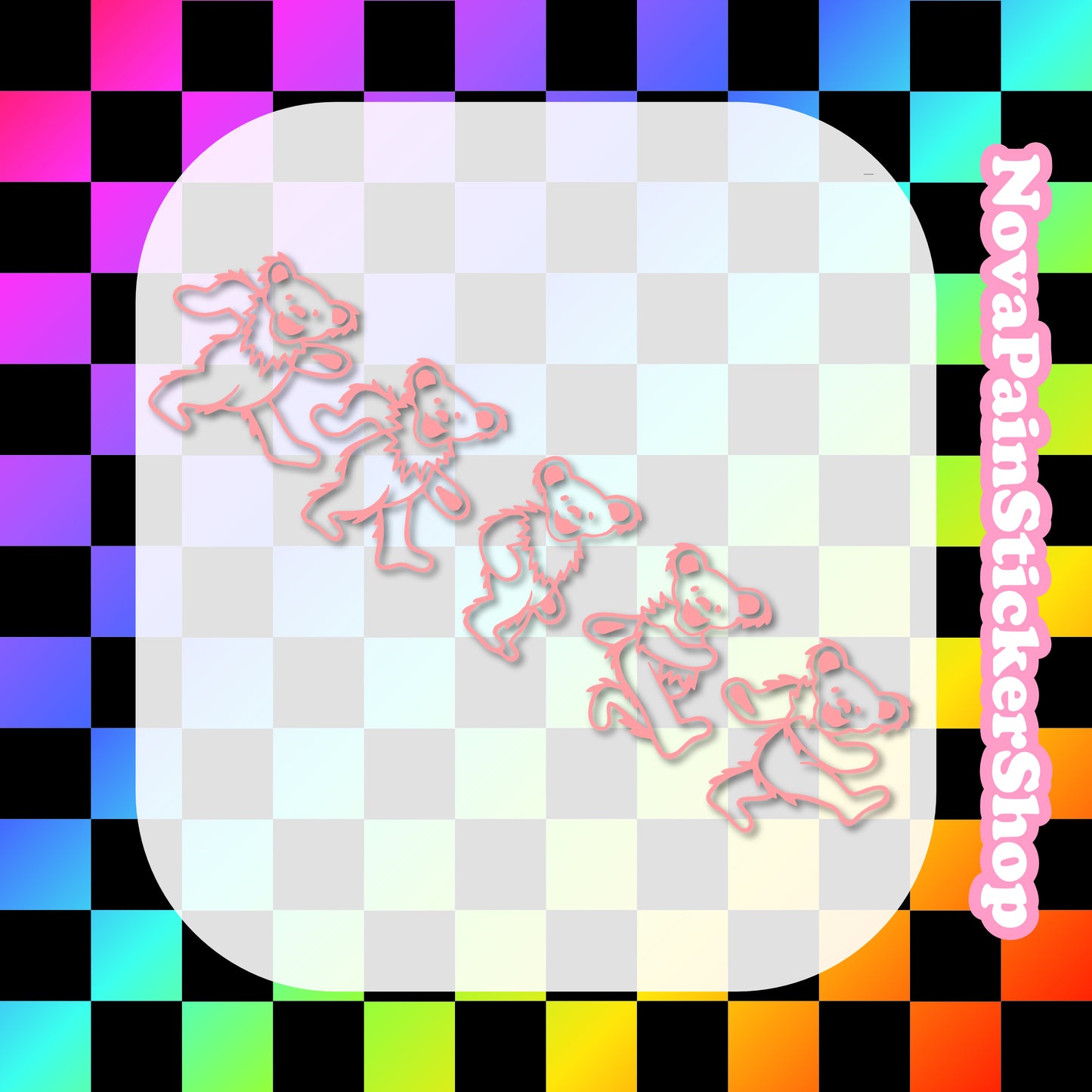 Dancing Bears - Vinyl Decal