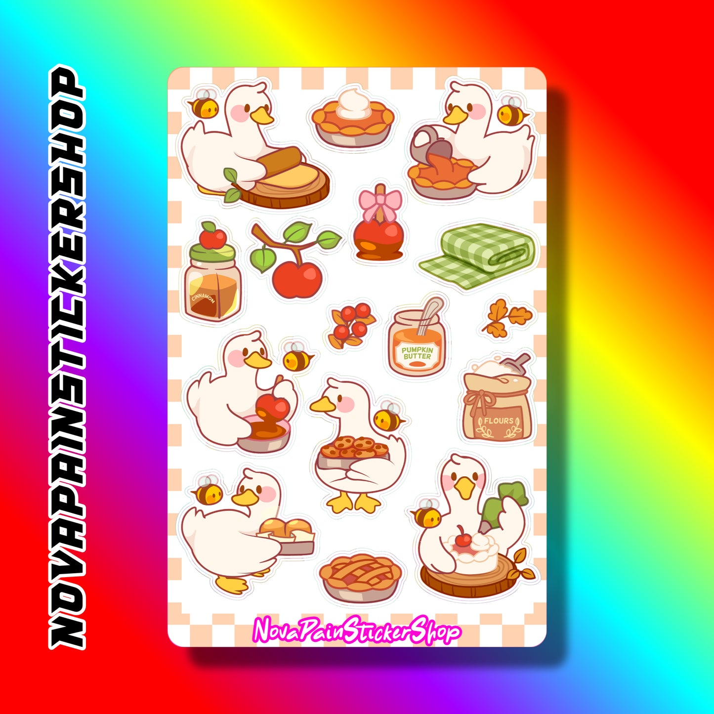 Autumn Time - Goose Sticker Sheet