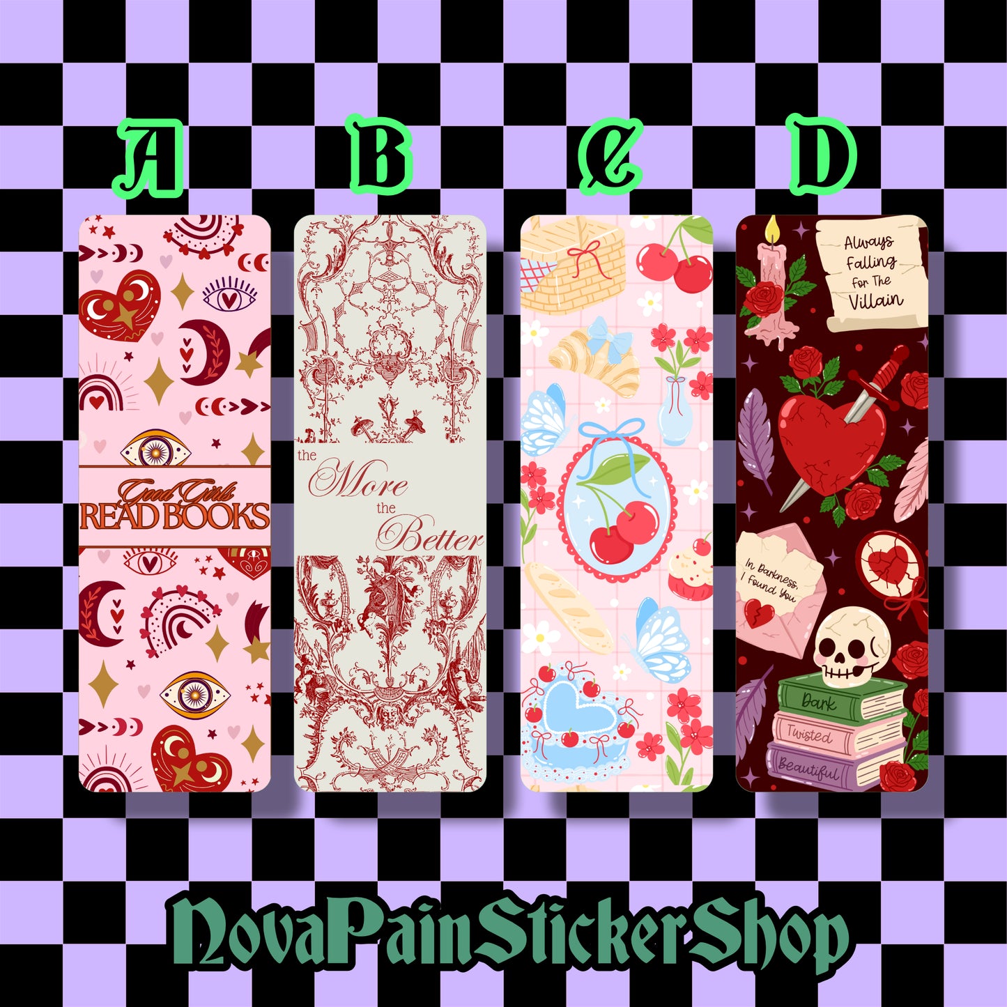 Waterproof Bookmarks Set 9
