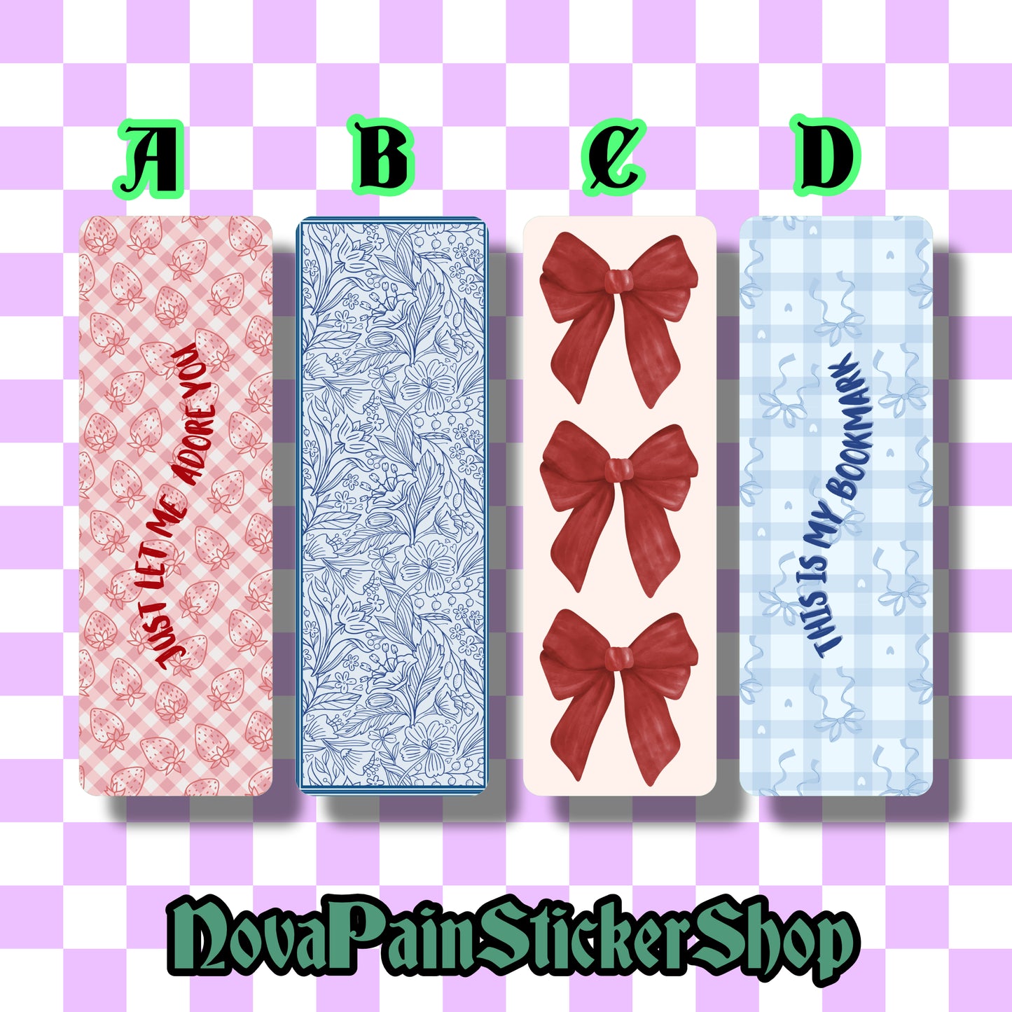Waterproof Bookmarks Set 10