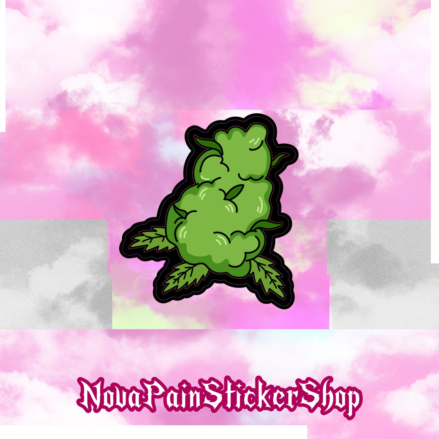 Weed Nug Sticker