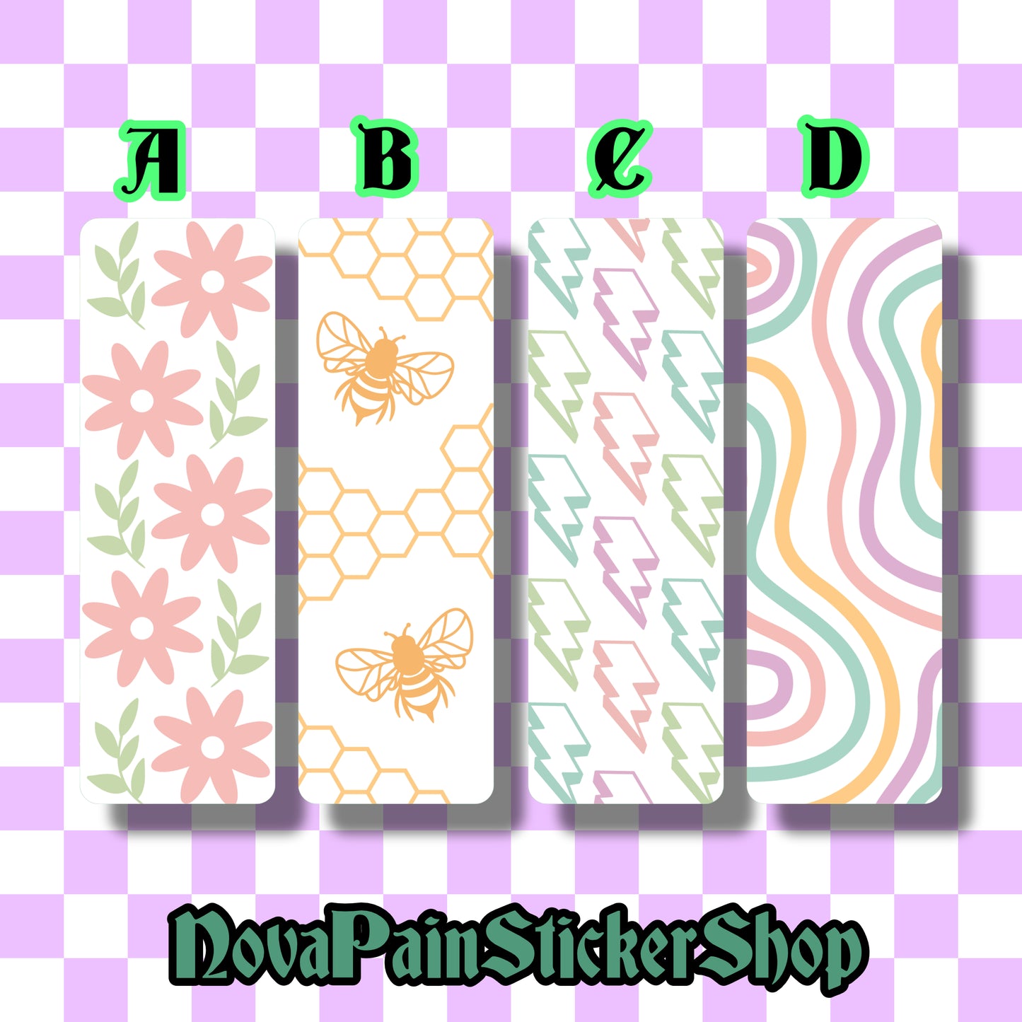 Waterproof Bookmarks Set 17