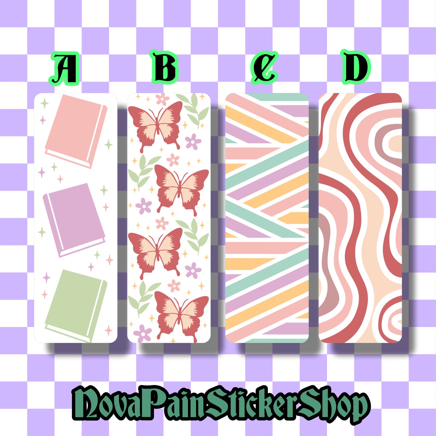 Waterproof Bookmarks Set 18