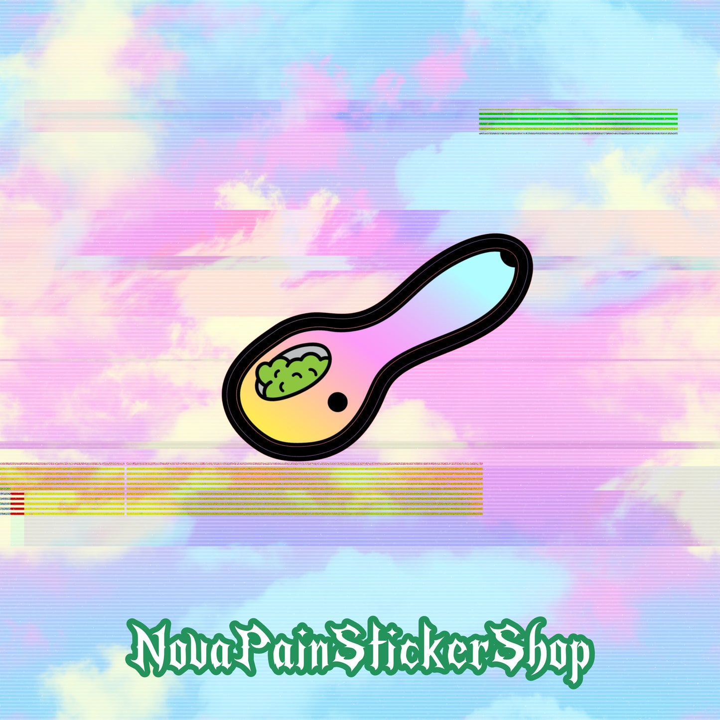 Weed Pipe Sticker