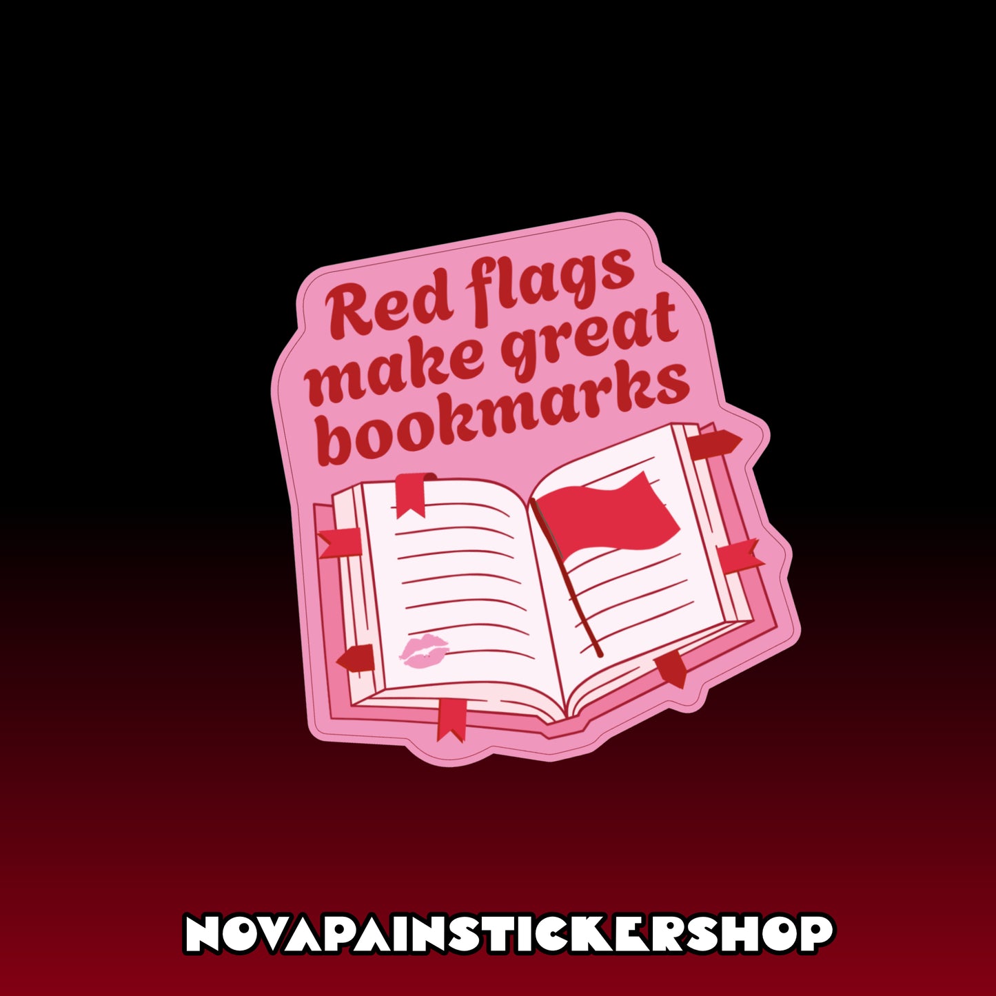 Red Flags Sticker