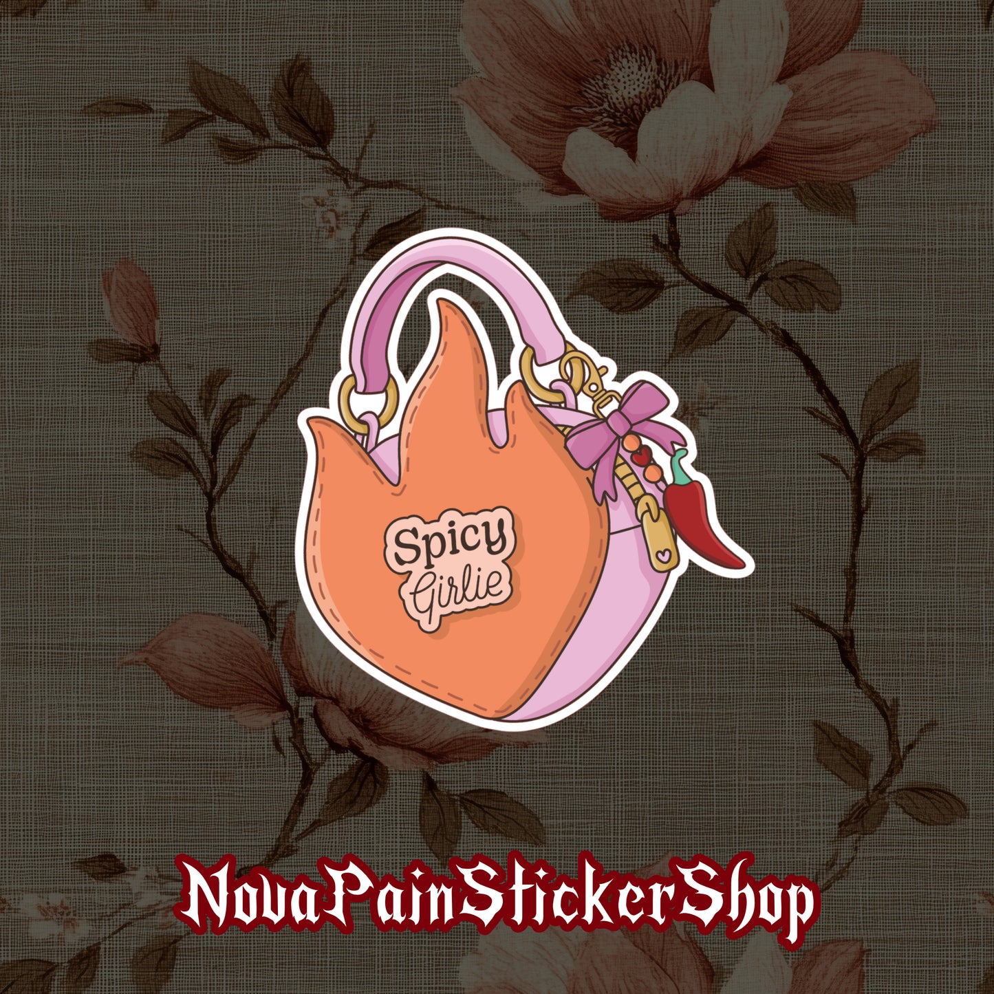 Spice Girlie Purse Sticker