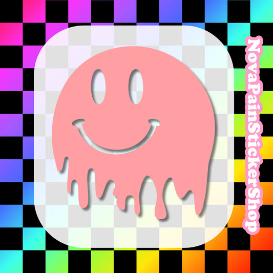 Drippy Smiley - Vinyl Decal