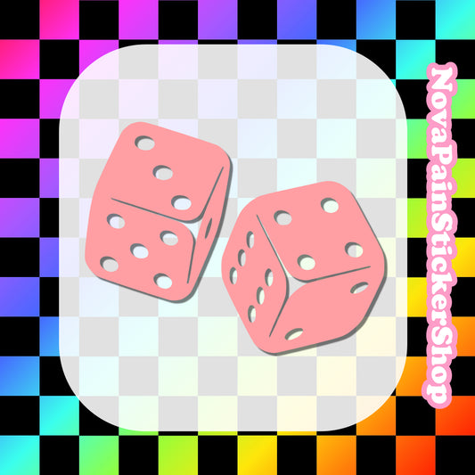 D6 Dice - Vinyl Decal