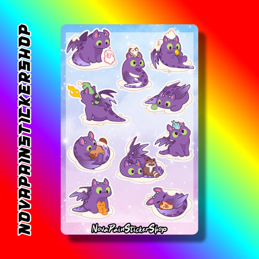 Little Dragon Sticker Sheet