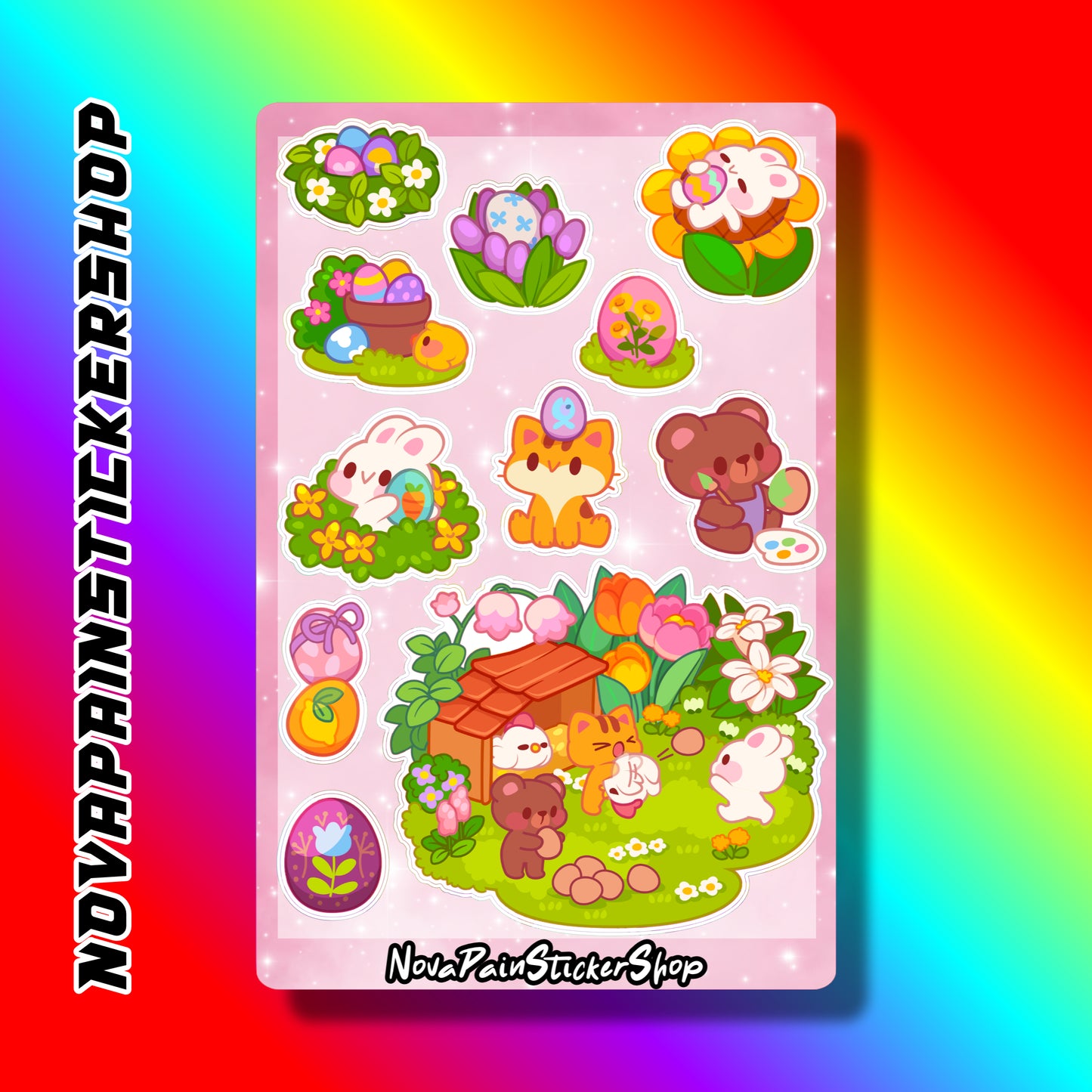 Easter Garden Sticker Sheet
