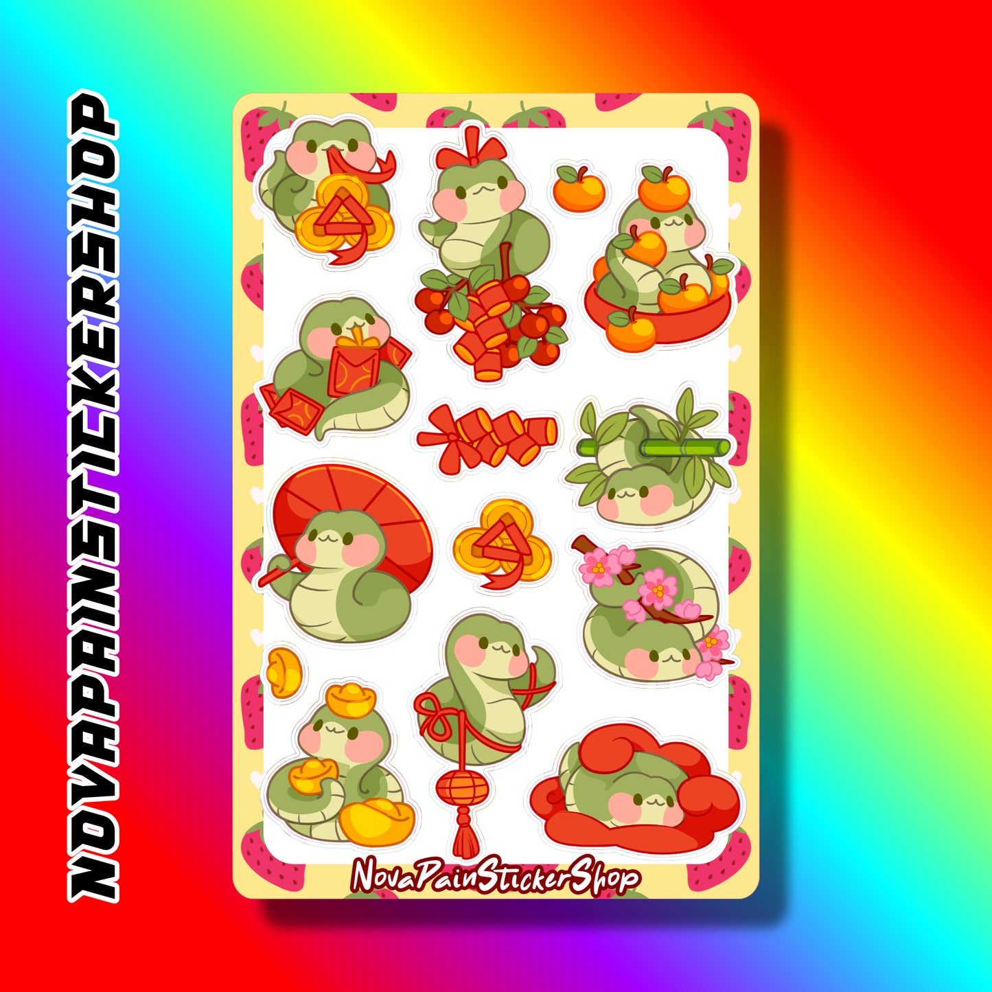 2025 Chinese New Year Sticker Sheet