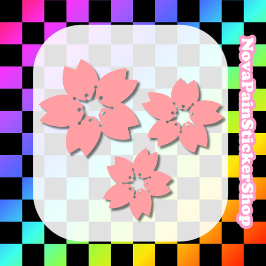 Sakura Flowers (Multi) - Vinyl Decal