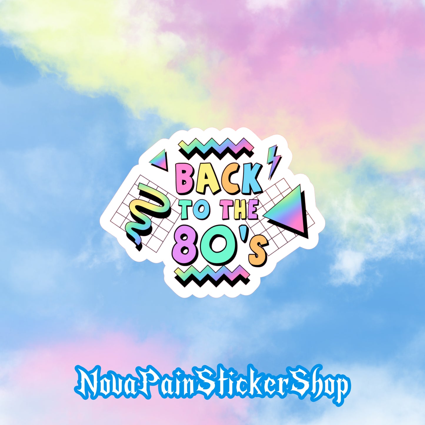 Back to the 80's Sticker