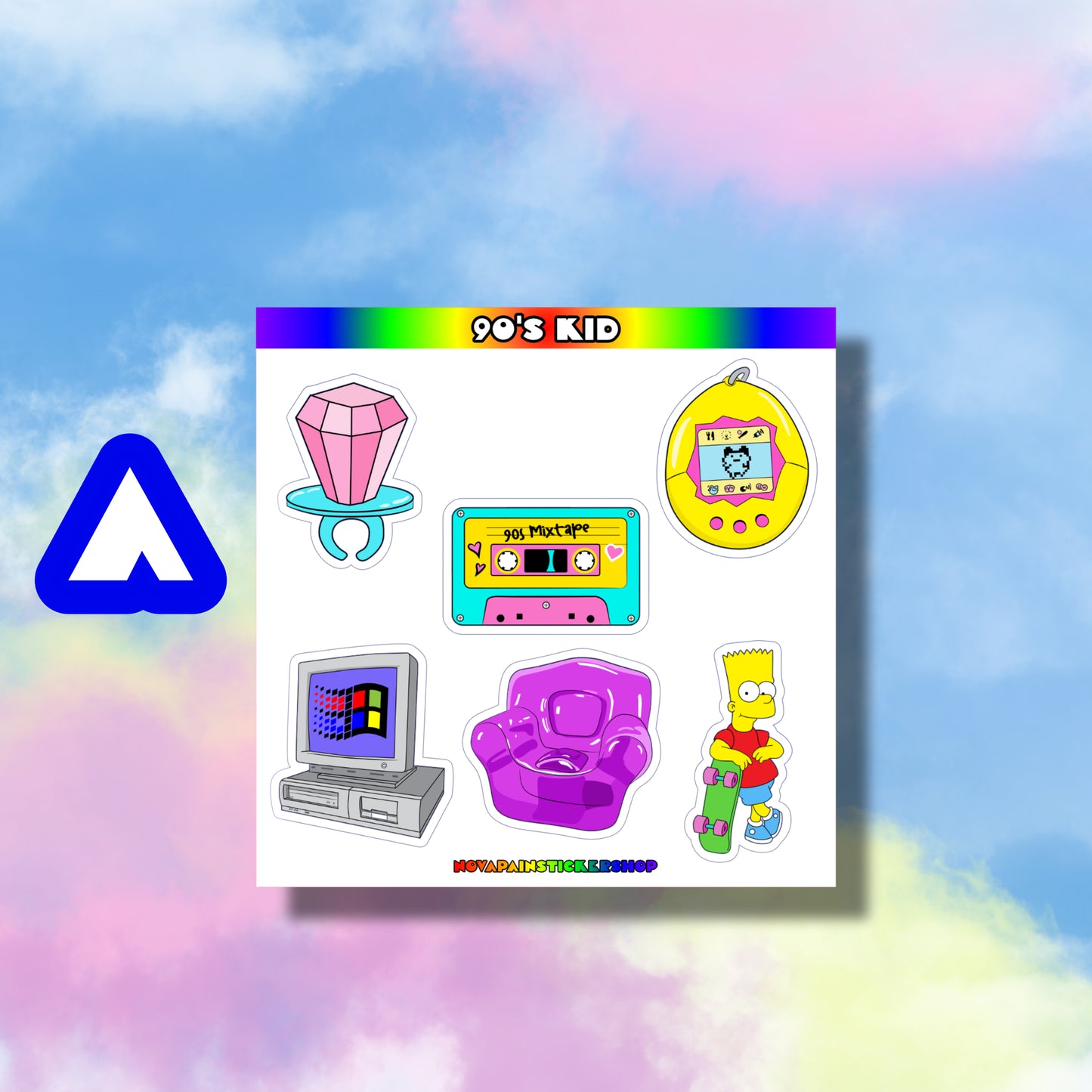 90's Kid Mini Sticker Sheets