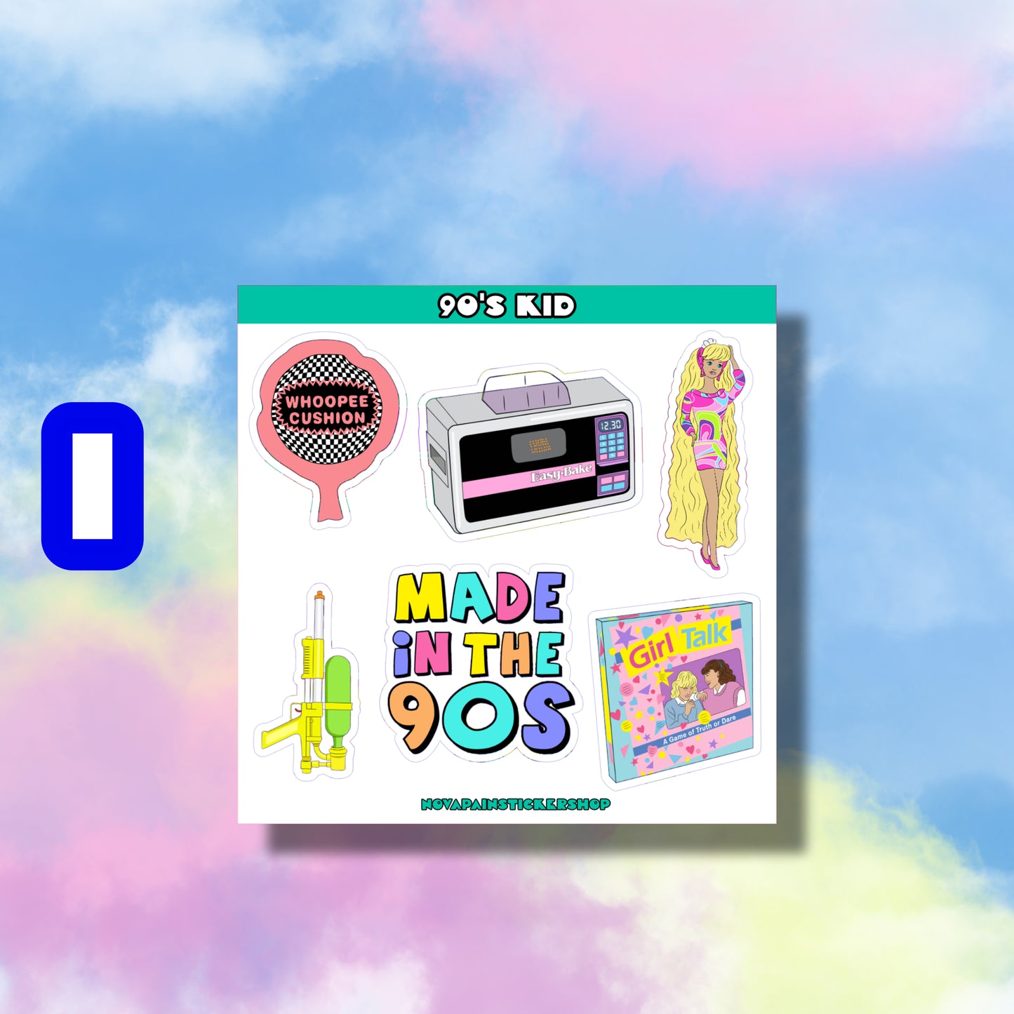 90's Kid Mini Sticker Sheets