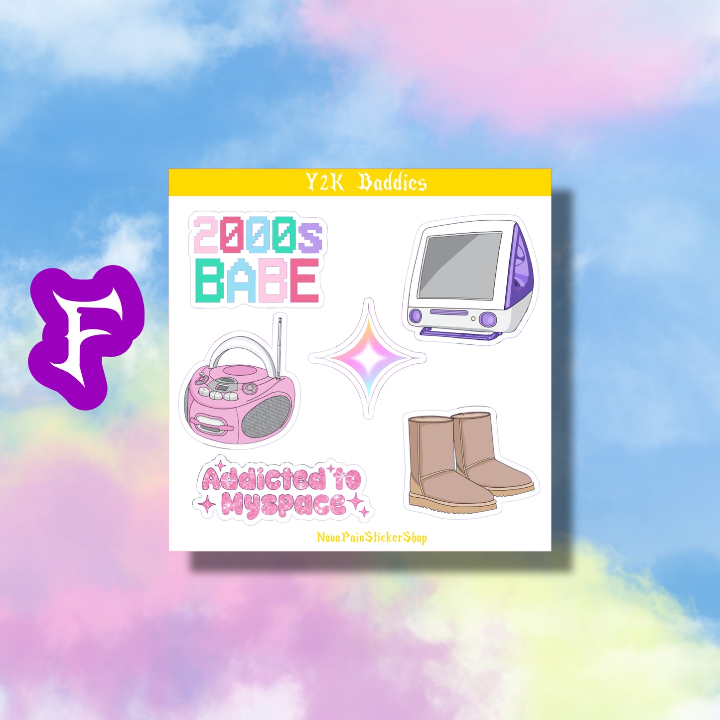 Y2K Baddie Mini Sticker Sheets