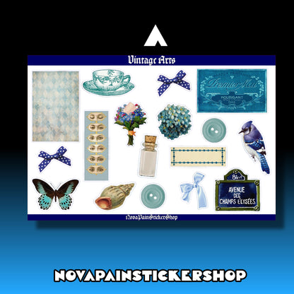Vintage Arts Sticker Sheets
