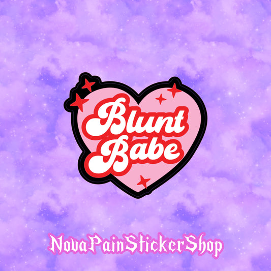 Blunt Babe Sticker