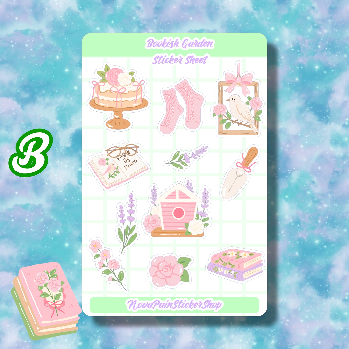 Bookish Garden Sticker Sheets
