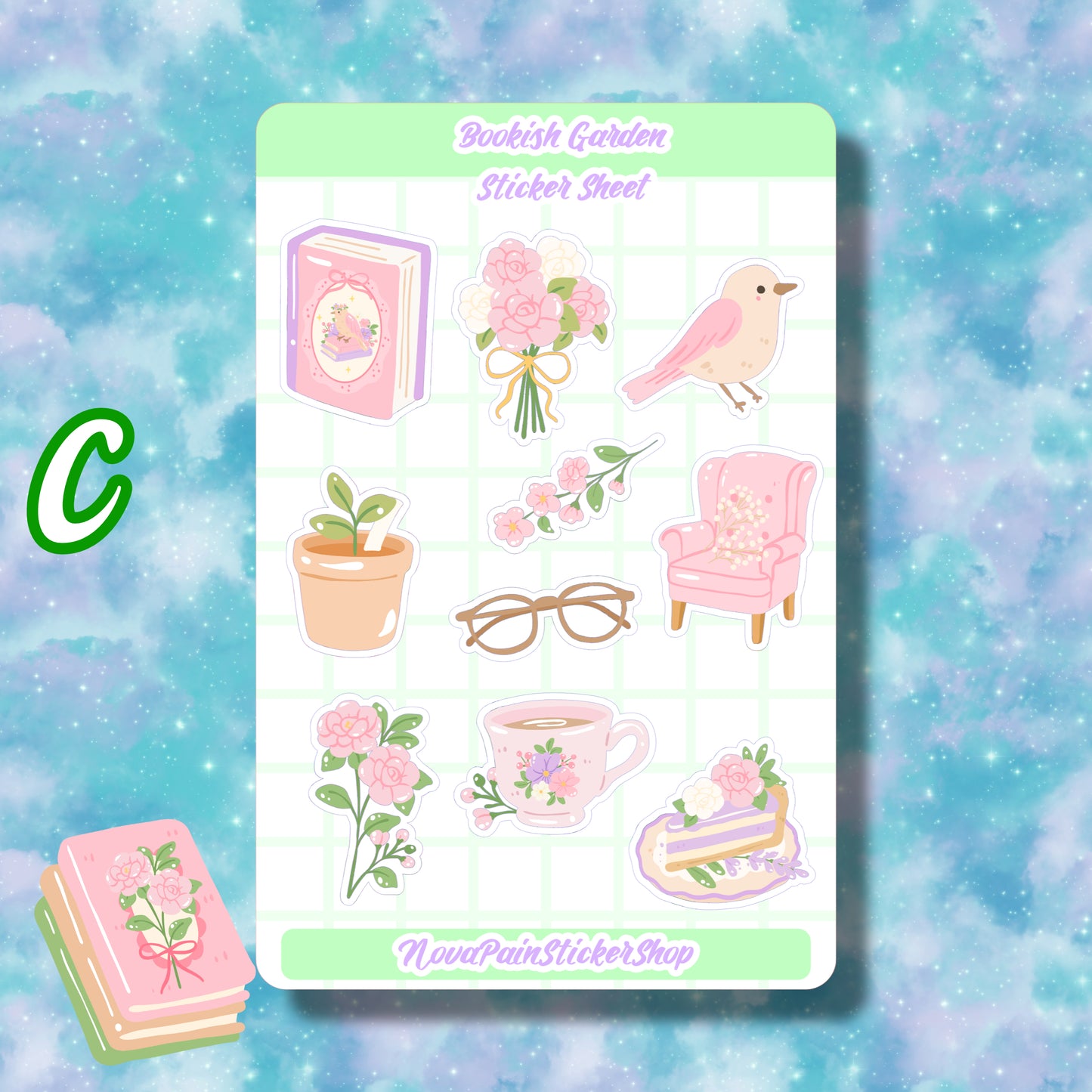 Bookish Garden Sticker Sheets