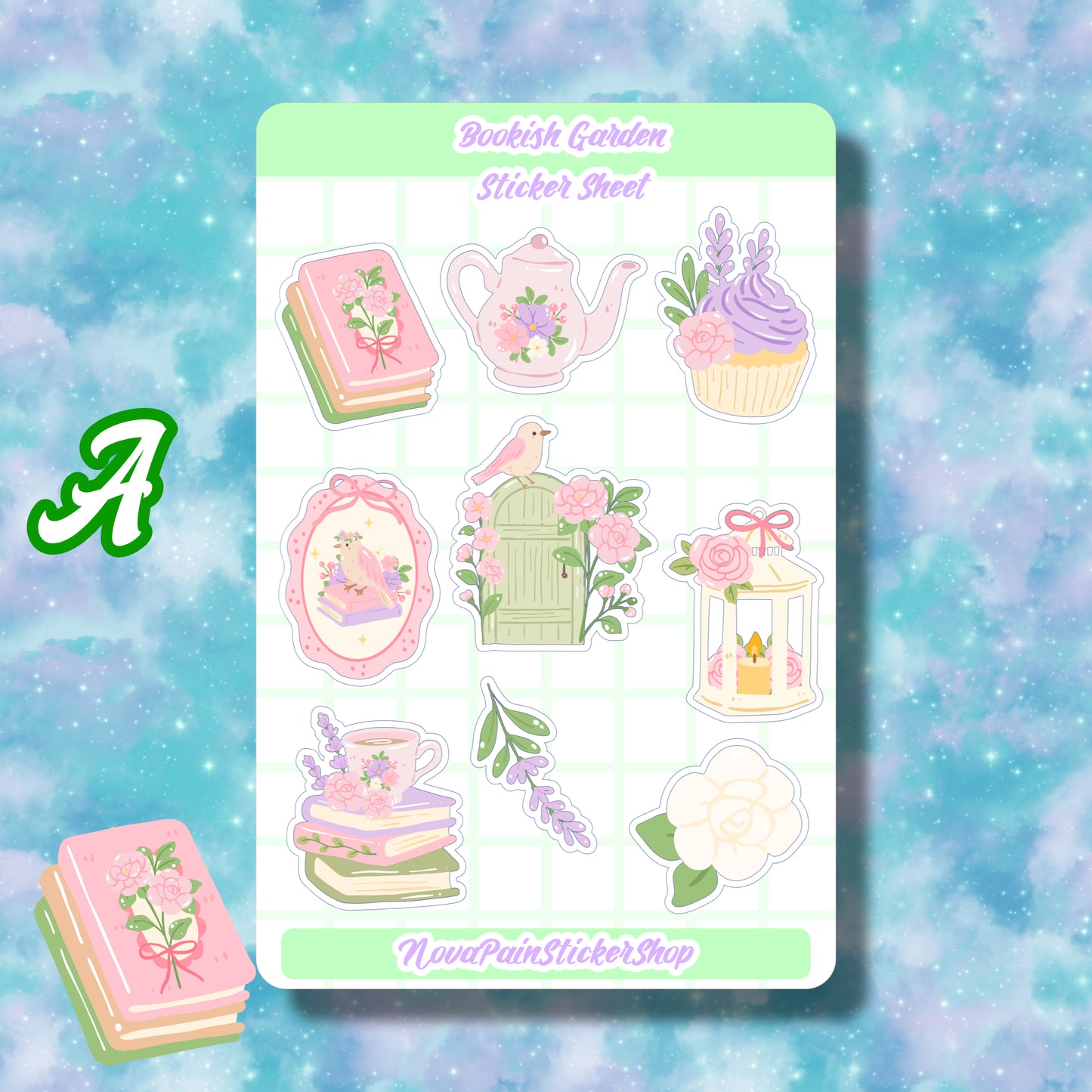 Bookish Garden Sticker Sheets
