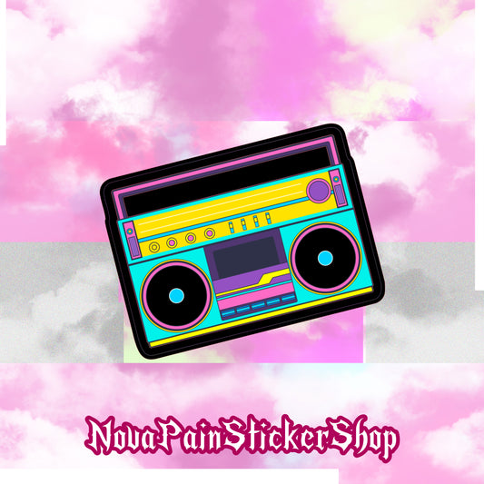 Boom Box Sticker