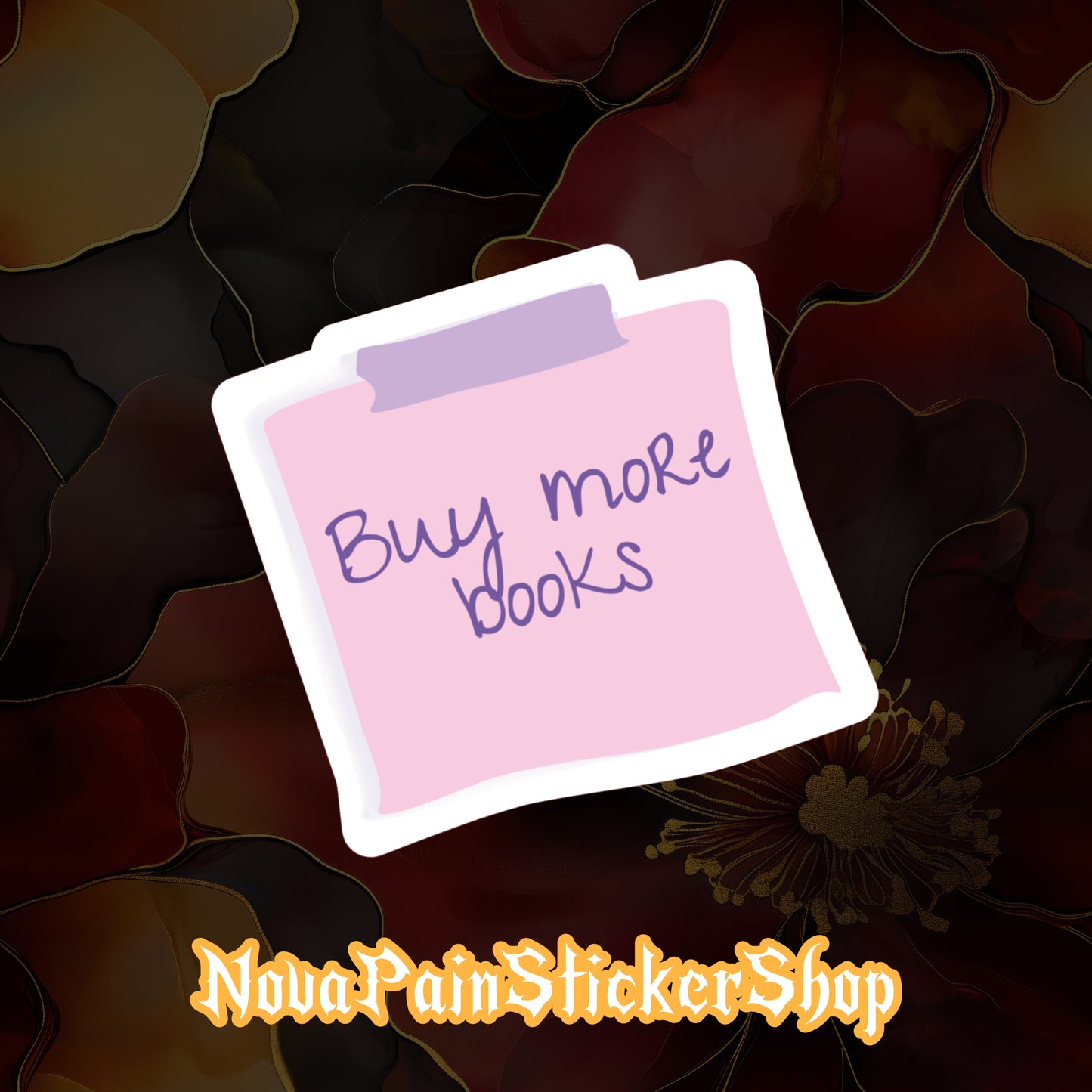 Buy More Books Sticker