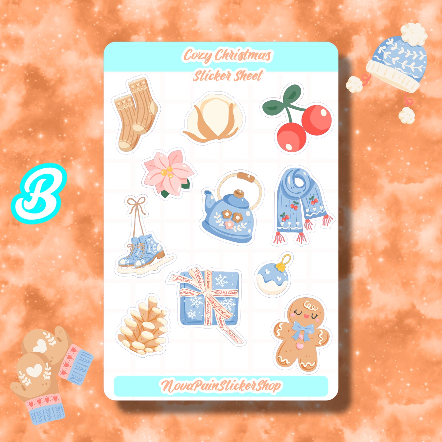 Cozy Christmas Sticker Sheets
