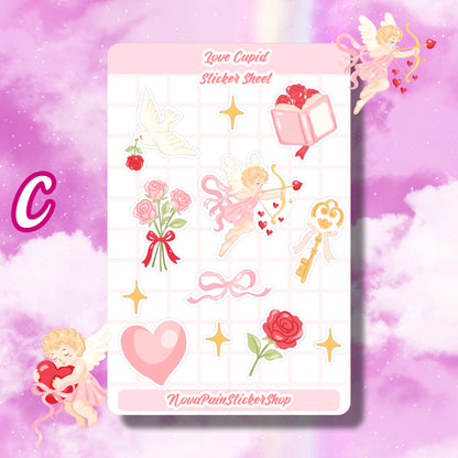 Love Cupid Sticker Sheets