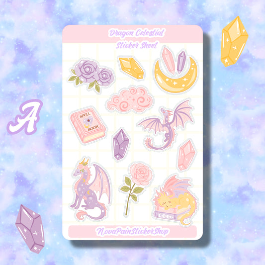 Dragon Celestial Sticker Sheets