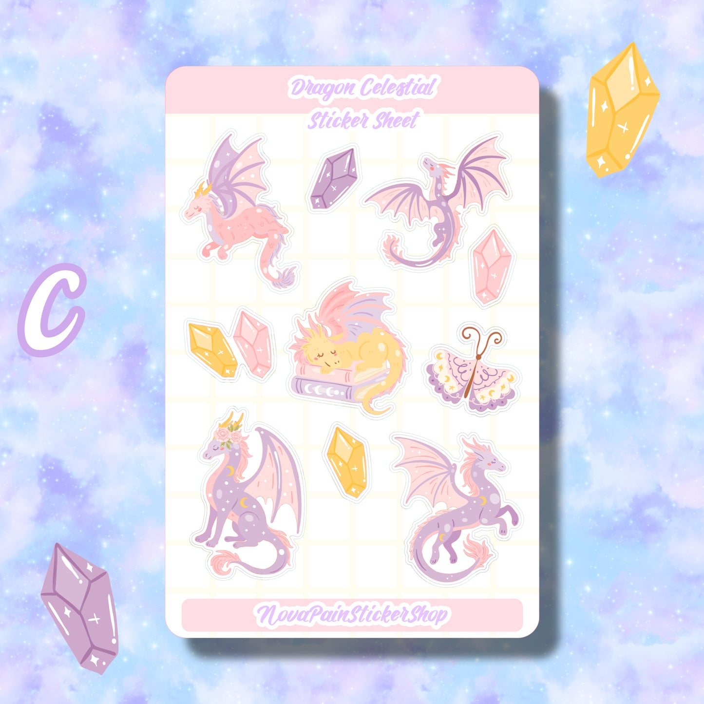 Dragon Celestial Sticker Sheets