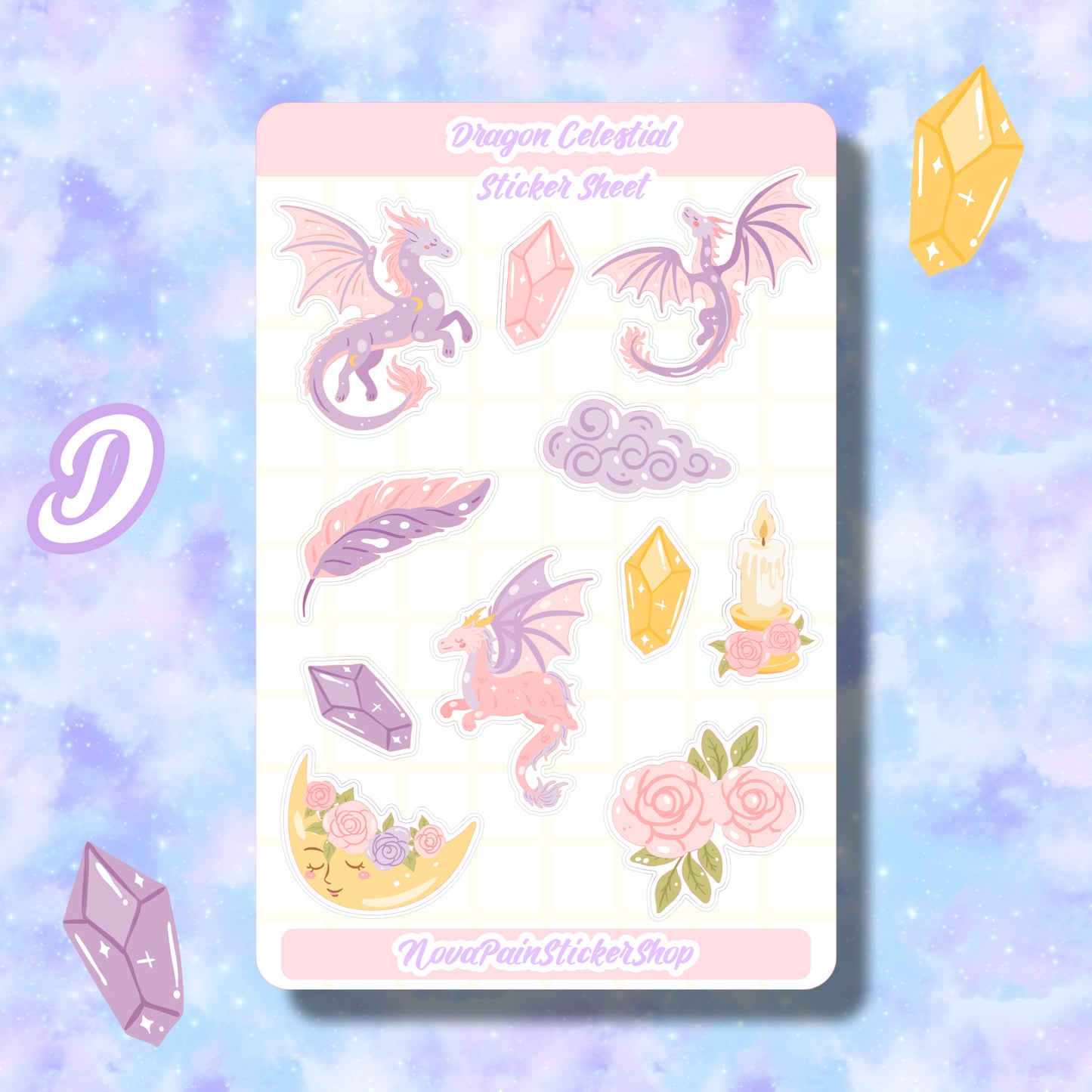 Dragon Celestial Sticker Sheets