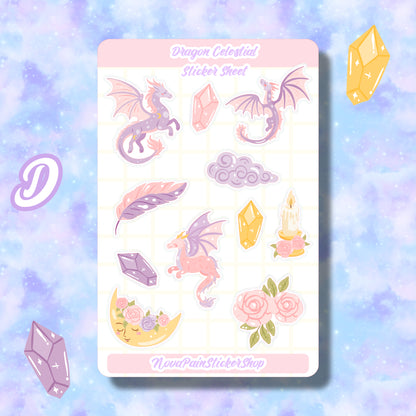 Dragon Celestial Sticker Sheets