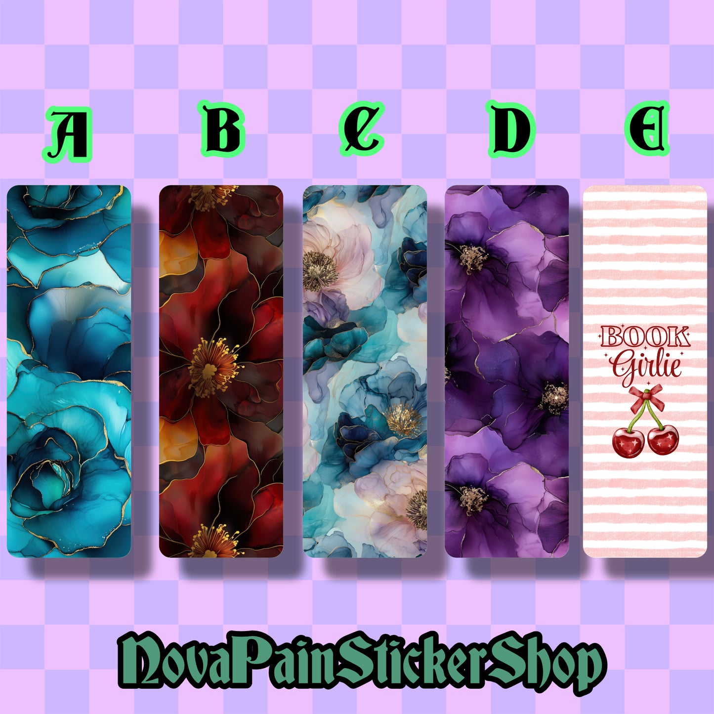 Waterproof Bookmarks Set 11