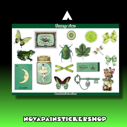 Vintage Arts Sticker Sheets