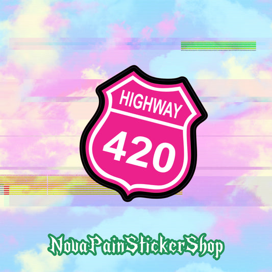 Highway 420 Sticker