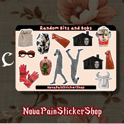 Random Bits and Bobs Sticker Sheets (Horizontal)