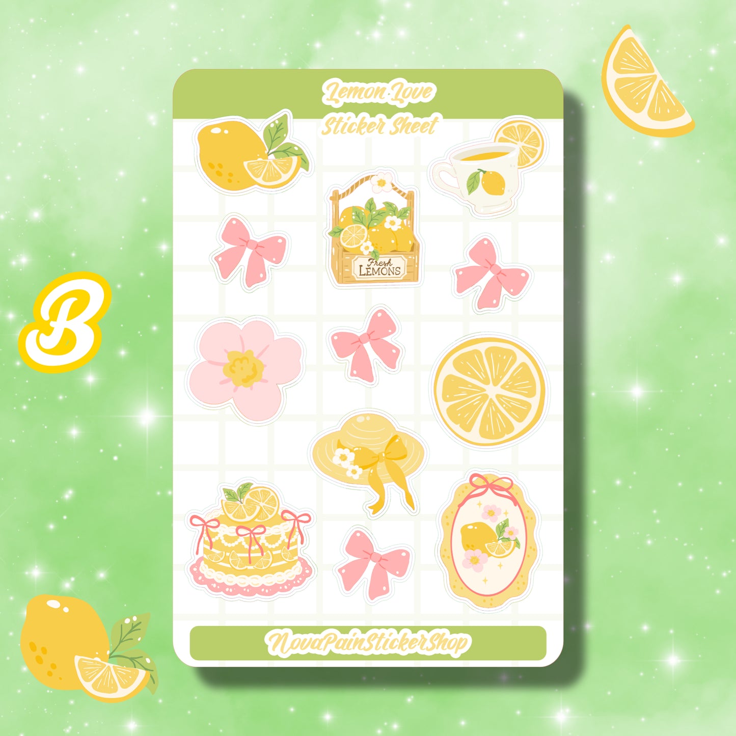 Lemon Love Sticker Sheets