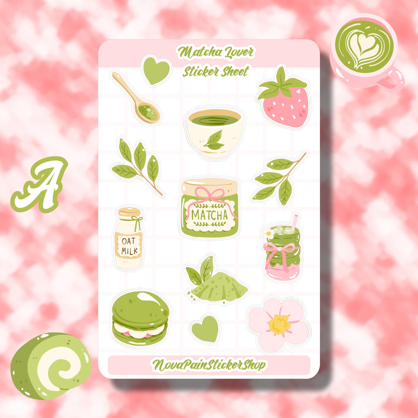 Matcha Lover Sticker Sheets