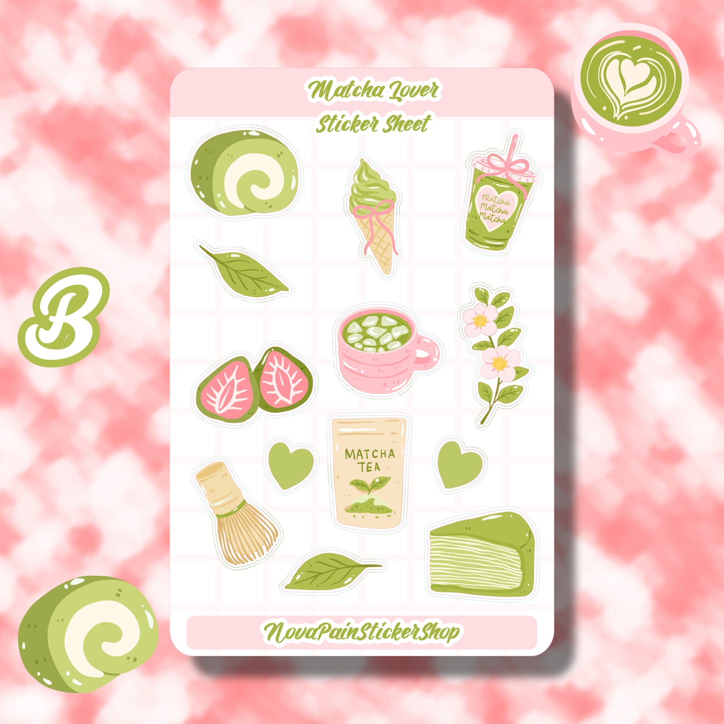 Matcha Lover Sticker Sheets
