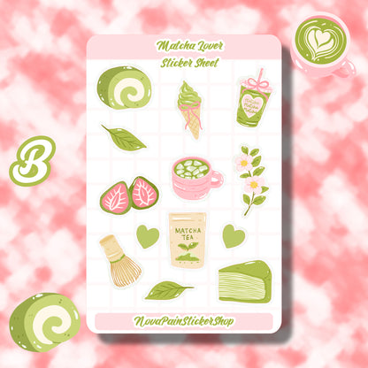 Matcha Lover Sticker Sheets