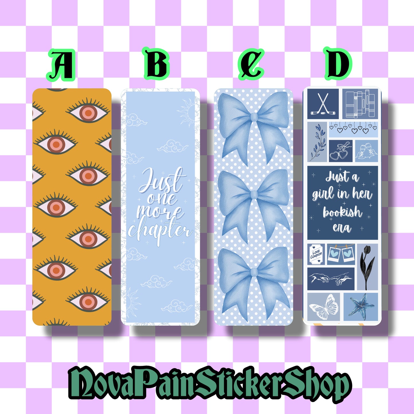 Waterproof Bookmarks Set 14