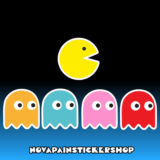 Set of Video Game Stickers