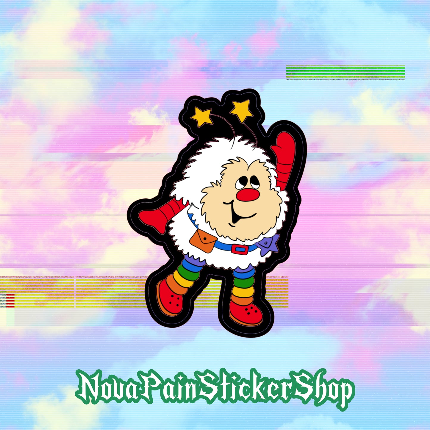 Rainbow Sprite Sticker