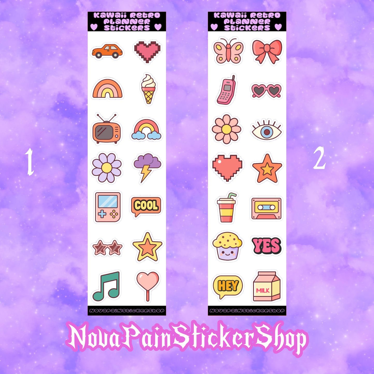 Planner Sticker Strips