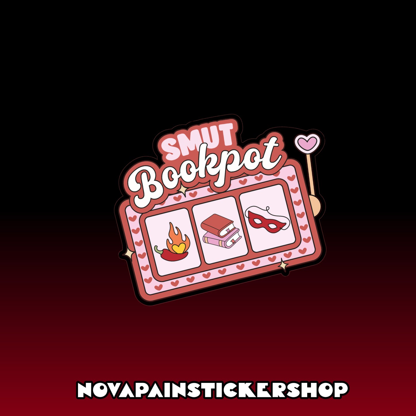 Smut Bookpot Sticker
