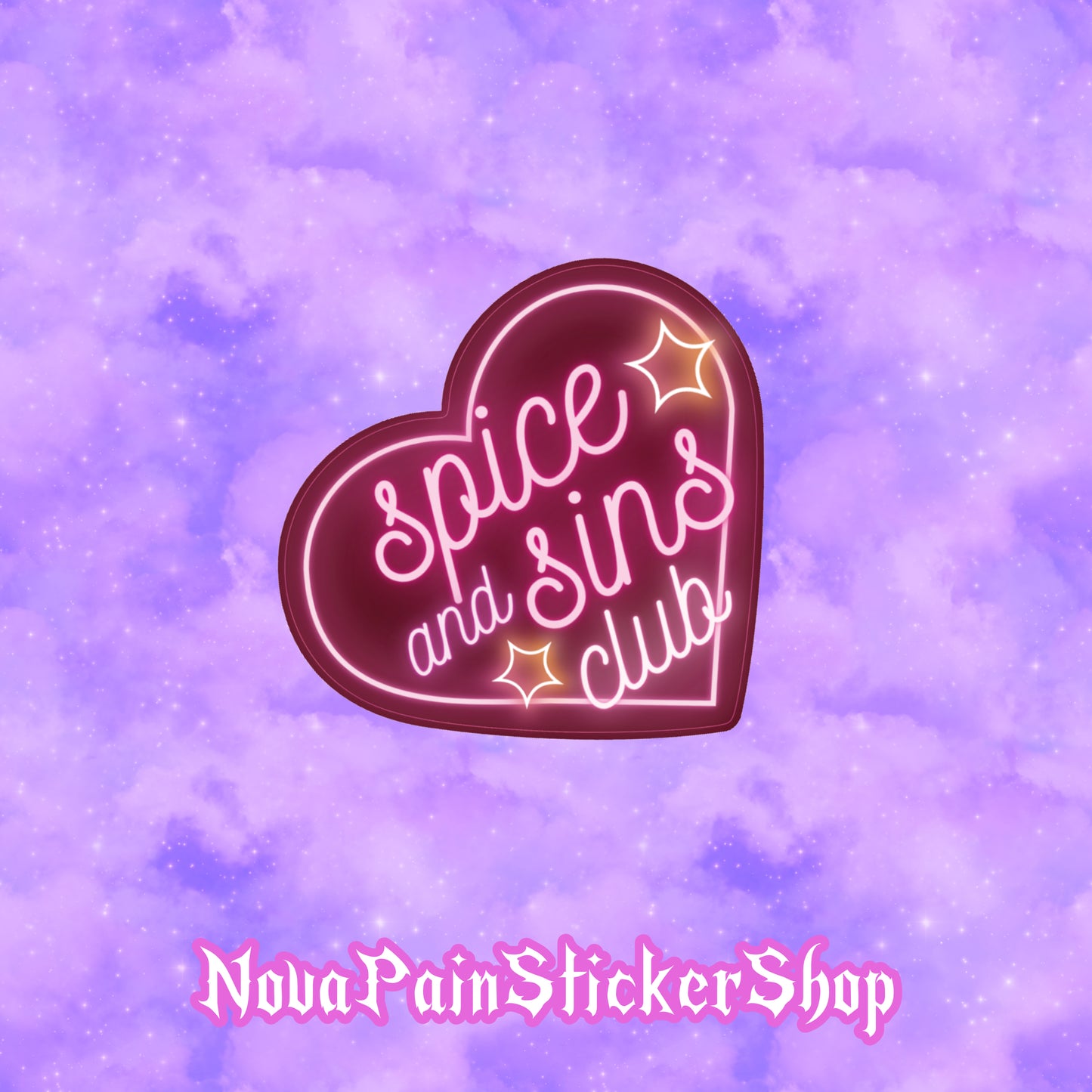 Spice and Sins Club Sticker