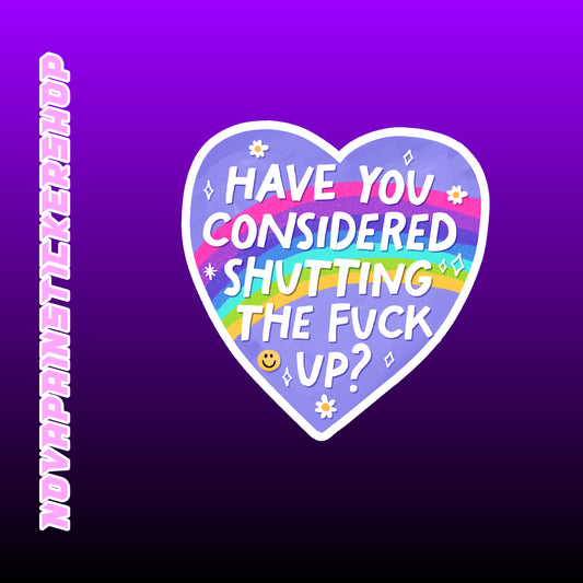 Consider STFU Sticker